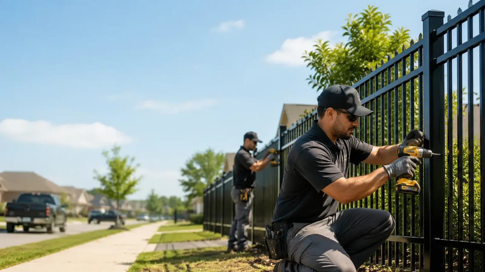 Metal Fence Installation in Schulenburg, TX